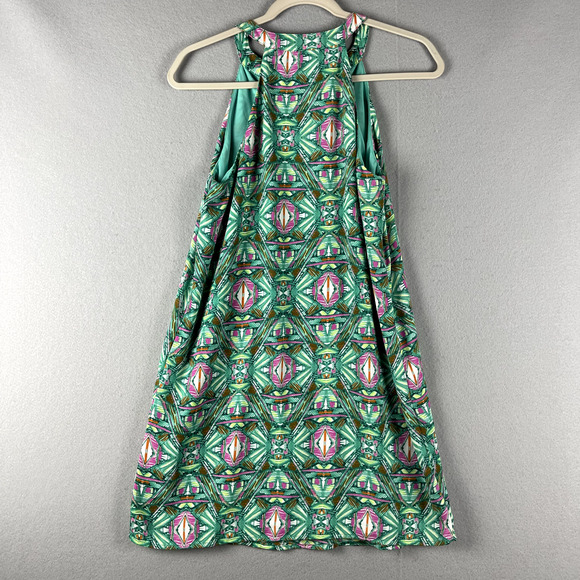 Buddy Love Florence Dress Womens Small Geometric Patterned Colorful Flowy Artsy - Picture 11 of 14